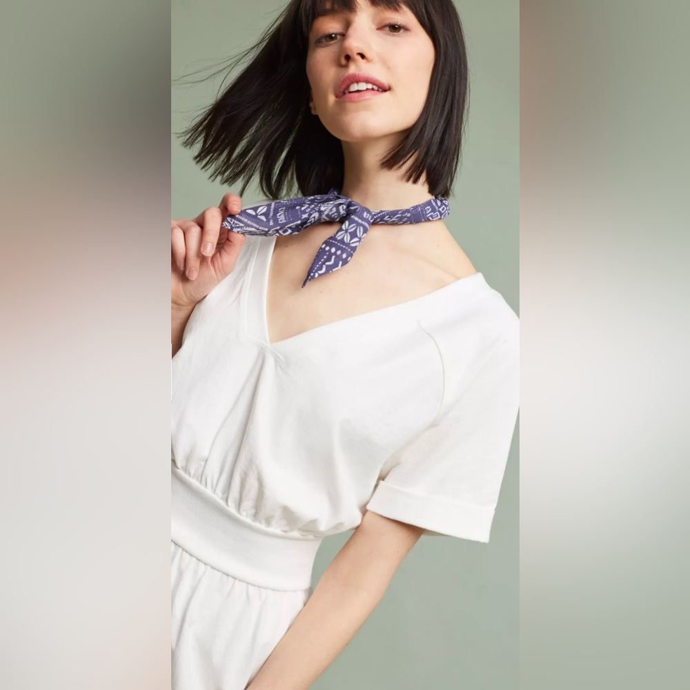 Anthropologie Akimi & Kin Cotton Dress M NWT - Picture 3 of 15